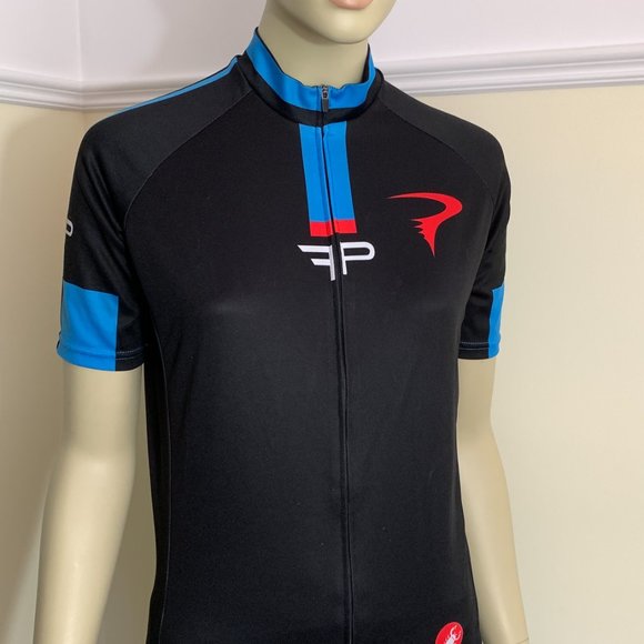 Castelli made in Europe Polyester Logo Full Zip Front Lightweight Quick dry - M - Picture 3 of 11